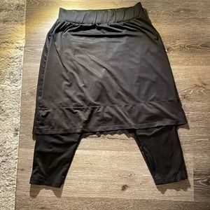 Large Black Mesh SNOGA skirt with leggings size L